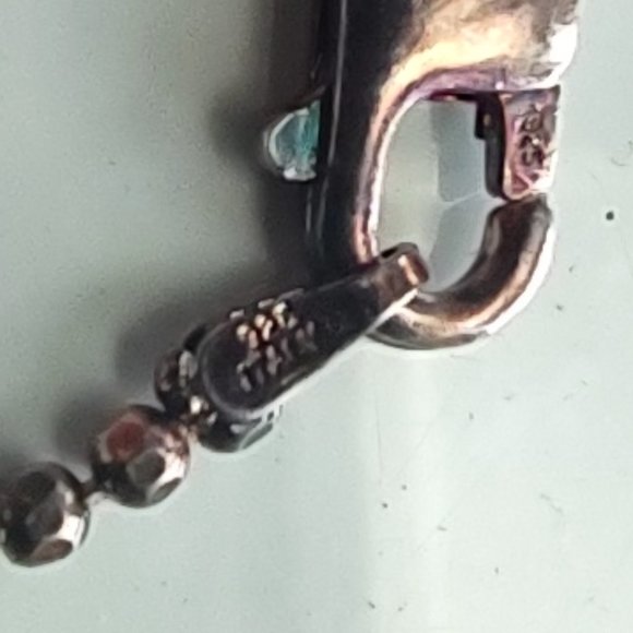 Vintage Milor Italy 925 Sterling Multi Tones Shades Choker Lobster Clasp - 16" - Picture 10 of 12